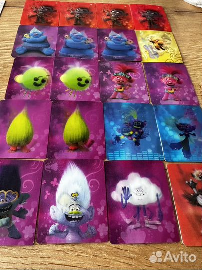 Карточки тролли большие гастроли