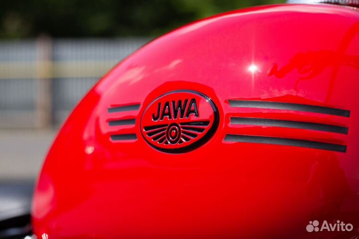Мотоцикл Ява 350 Перак красный