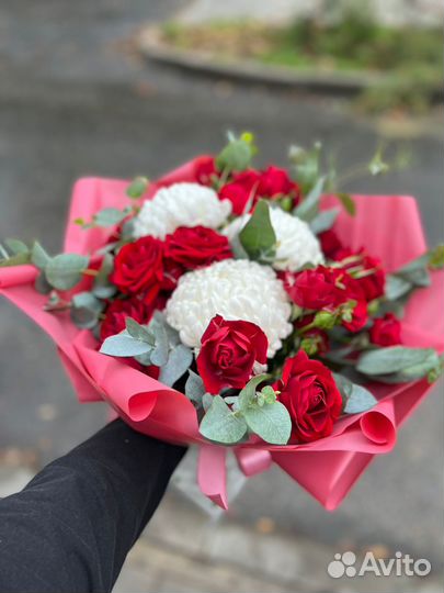 Красный букет Доставка