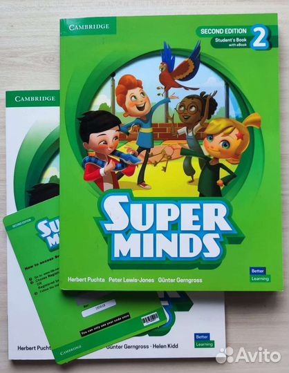 SuperMinds +code 2 the 2nd Ed новый