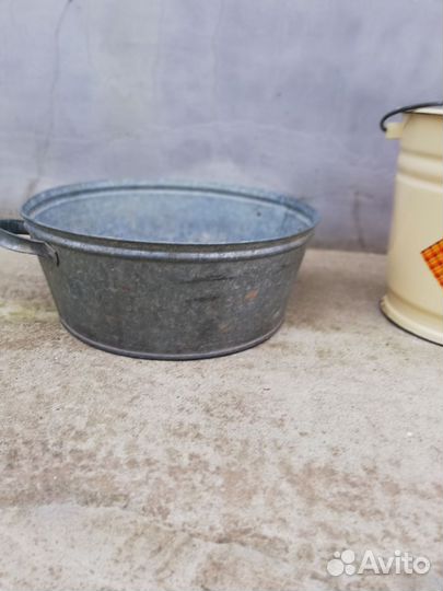 Таз металлический