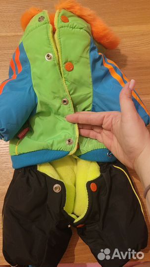 Зимний комбинезон для маленькой собаки