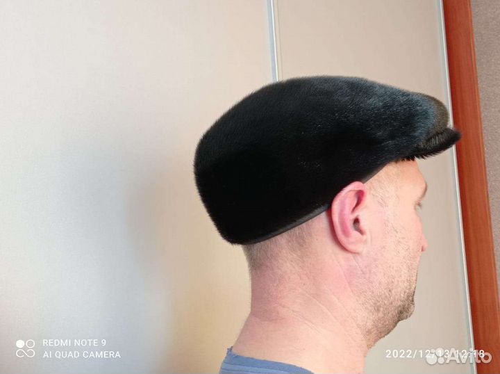 Меховая мужская кепка