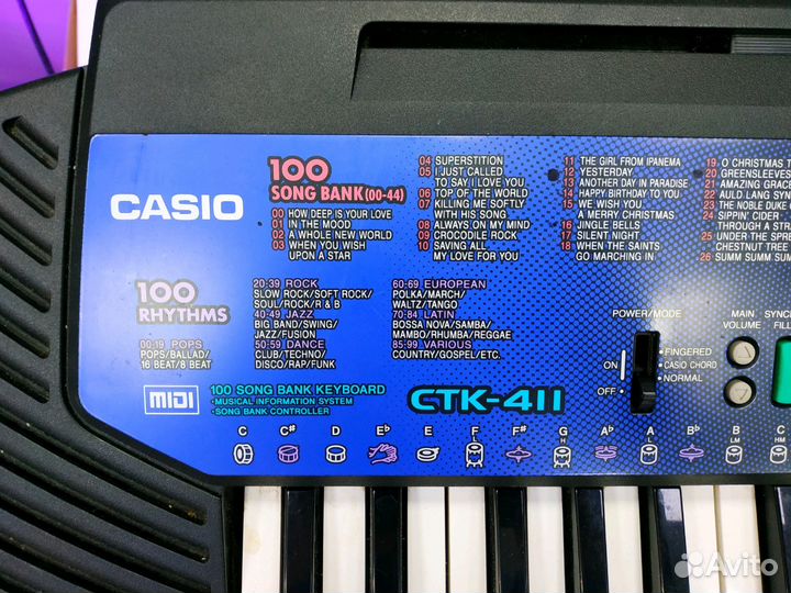 Ctk 411 casio keyboard hotsell