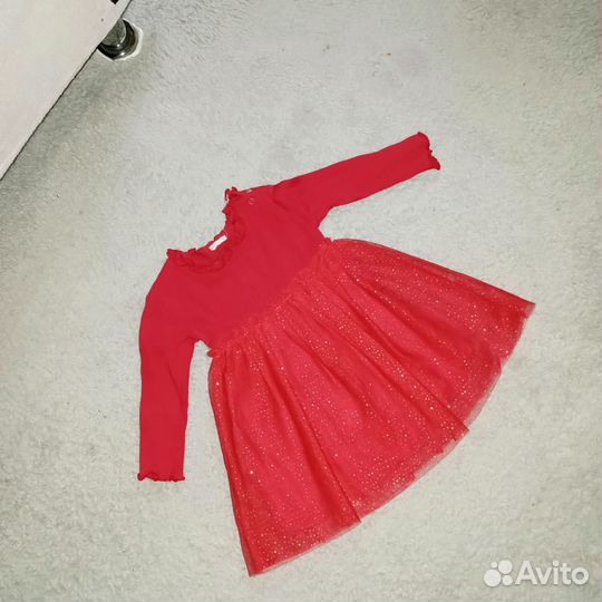 Красивое платье на праздник для девочки 80-86