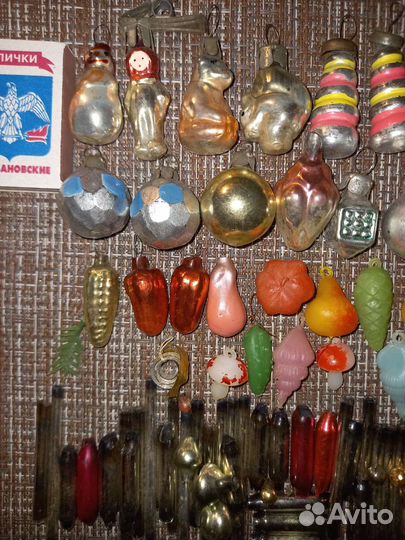 Елочные игрушки СССР малютка