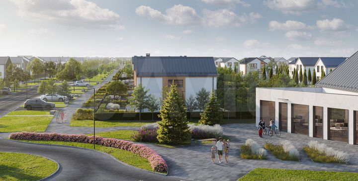 Дом 132 м² на участке 6 сот.