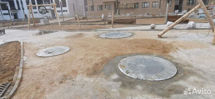 Монтаж маф, детских площядок