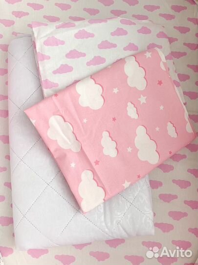 Детские бортики в кроватку комплект новый