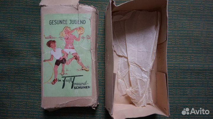 Коробка из под обуви немецкая, 1963 г