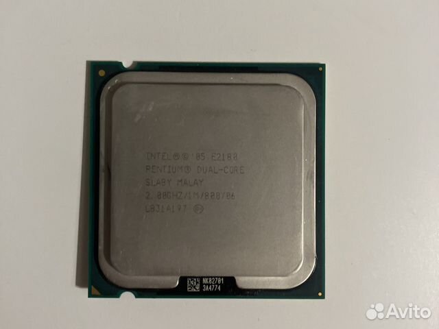Intel Pentium E2180 LGA775, 2 x 2000 мгц