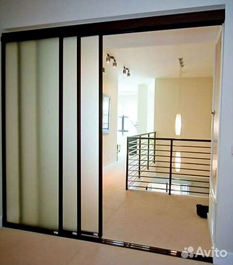 Каскадные межкомнатные раздвижные перегородки