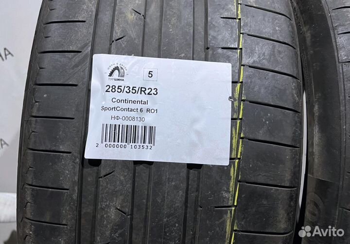 Continental SportContact 6 285/35 R23 94Y