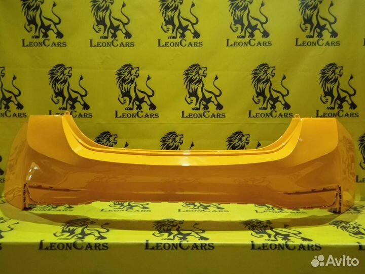 Бампер задний Hyundai Solaris 2 2017+ желтый