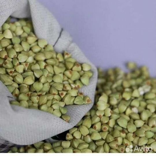 Зеленая гречка для проращивания, крупа, 500 гр