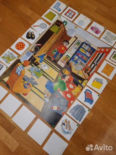 Магнитный плакат для изучения иностранных языков