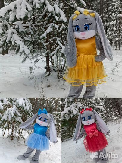 Белый медведь, зайка, чебурашка поздравления