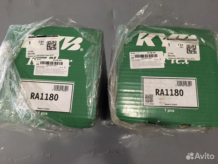 Пружины передней подвески mercedes A176