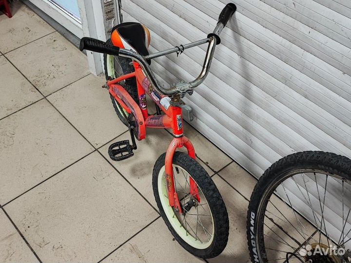 84391 Велосипед Rambo 16 оранжевый бу