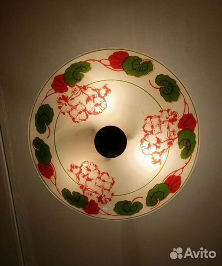 Люстра тарелка СССР
