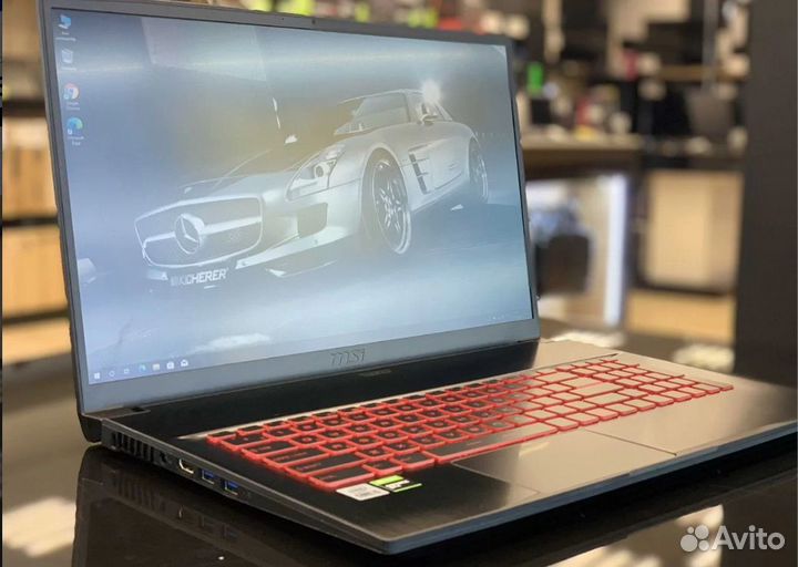 Игровой ноутбу i5-10500H/DDR4-8/SSD-256/RTX3050