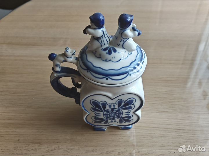 Сахарница гжель