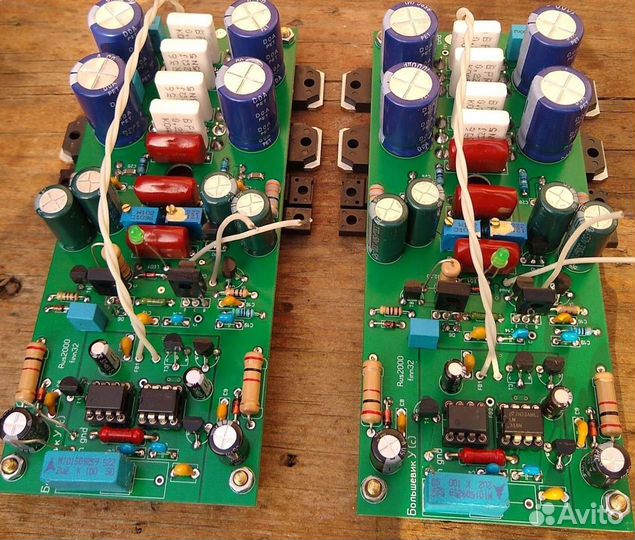 Платы и киты усилителя Большевик