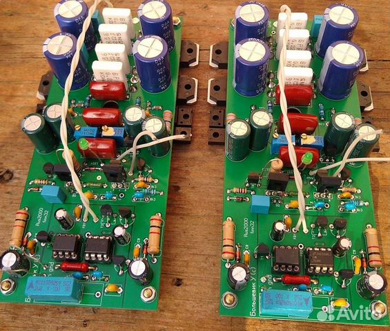 Платы и киты усилителя Большевик
