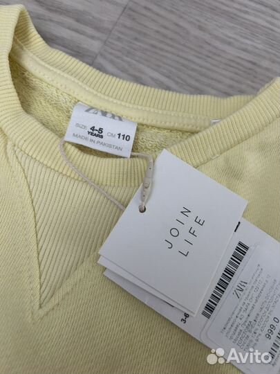Новая толстовка zara 110 оригинал