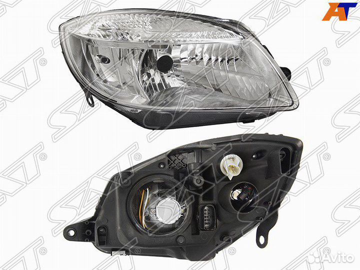 Фара правая Skoda Fabia 2007-2015