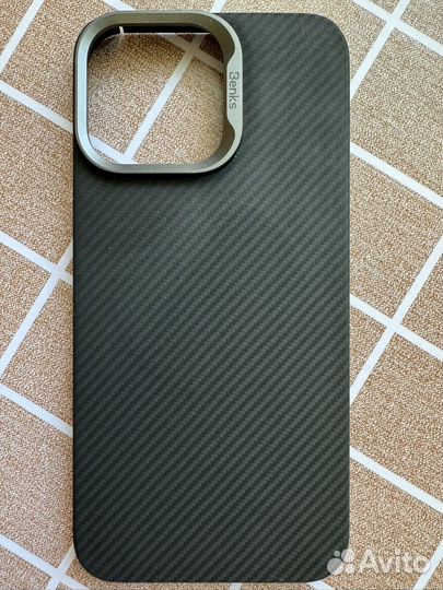 Чехол на iPhone 15 pro max кевлар