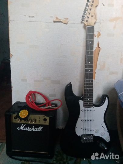 Электрогитара Fender squier MM Stratocaster+MG10G