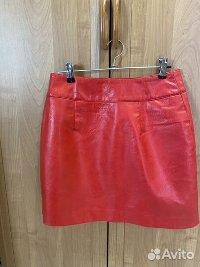 Кожаная юбка