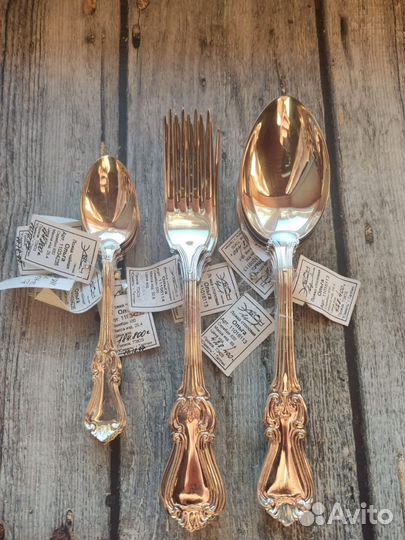 Набор столовых приборов на 6 персон серебро