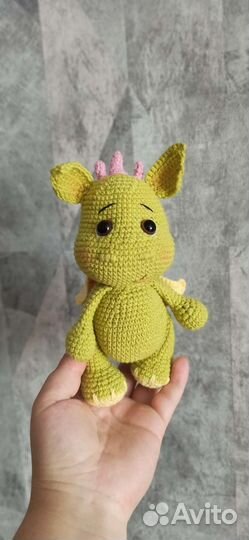 Вязаные игрушки дракон