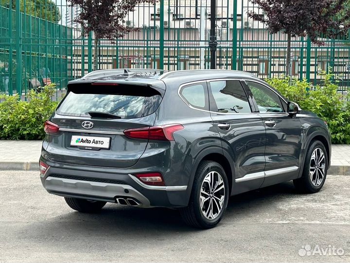 Hyundai Santa Fe 2.0 AT, 2019, 51 000 км