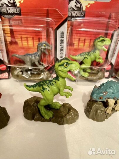 Динозавры jurassic world mattel