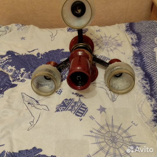 Люстра СССР винтаж керамика