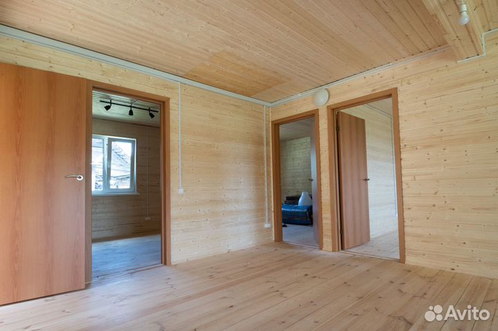 Деревянный домик 88м