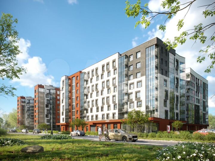 2-к. квартира, 59,5 м², 6/8 эт.