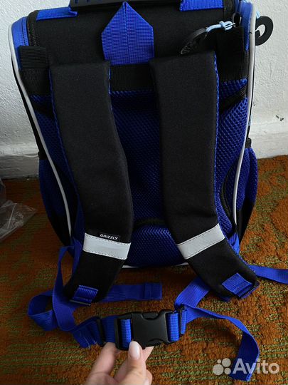 Рюкзак школьный Grizzly для мальчика новый