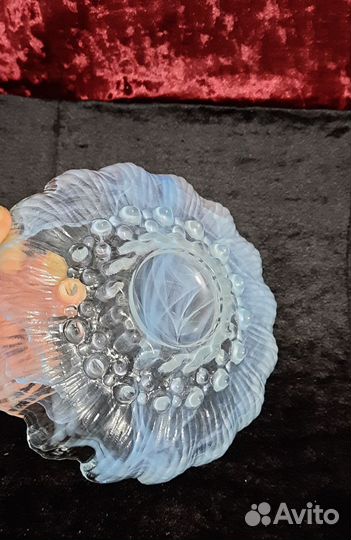 Конфетница дымчатое стекло, возможно СССР