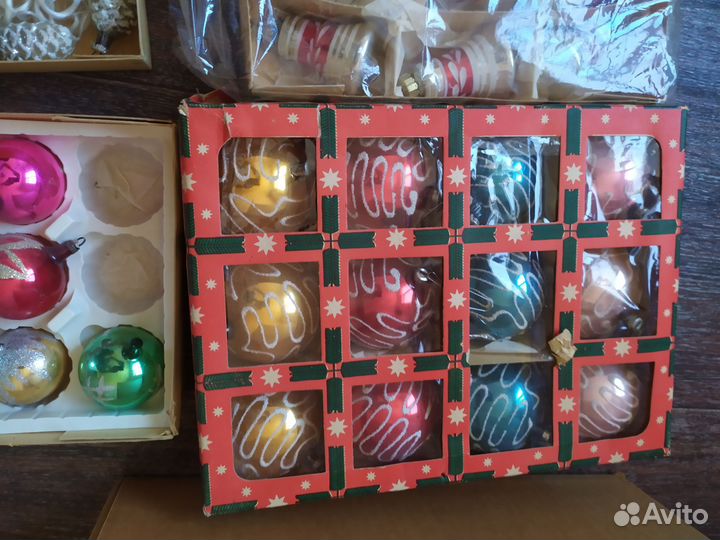 Набор елочных игрушек СССР
