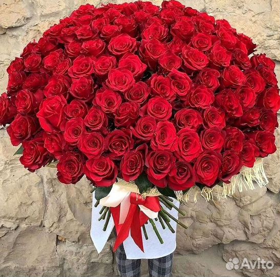 Розы Метровые 100 см доставка Москва