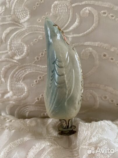 Стеклянная елочная игрушка Царевна Лебедь