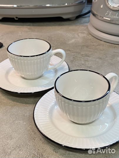 Чашка с блюдцем для эспрессо