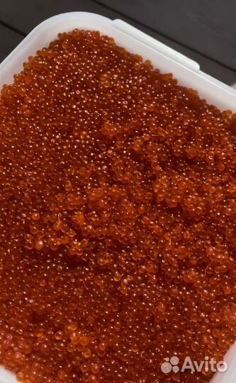 Красная икра кета