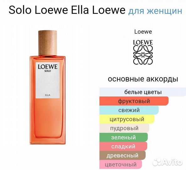 Loewe solo ella