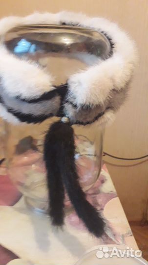 Норковая Повязка на голову женская