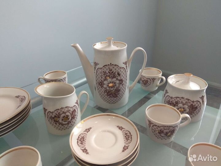 Кофейный сервиз фарфор